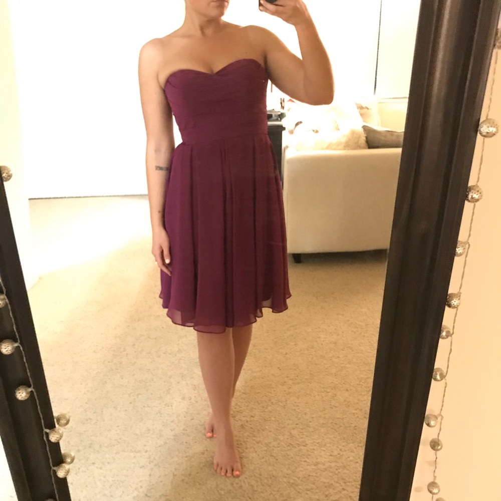 Sangria chiffon DB style F18028 sz4